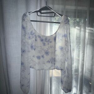 Floral Print Women's Top